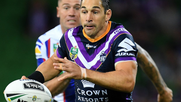 Billy Slater shows some dash.