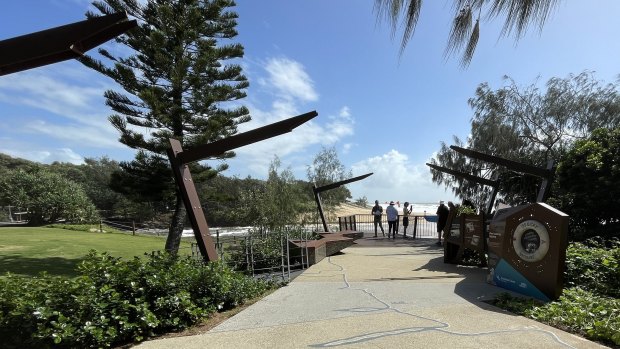 Caloundra’s new home for the remains of the Dicky 132 years after it washed ashore.