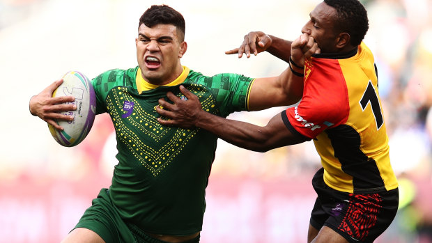 David Fifita was a force to be reckoned with at the World Cup Nines.