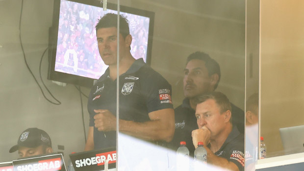 Bulldogs coach Trent Barrett.