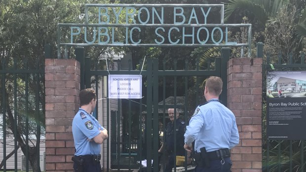 Police were called to the school around 7.20am to respond to reports of a stabbing.