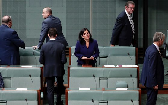 Julia Banks announces her decision to quit the Liberal Party over its treatment of women and join the crossbench in November 2018. But are men listening?