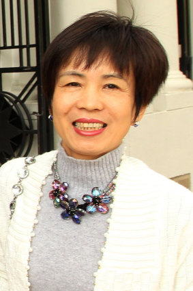 Mr Huang's wife, Fiona Huang.