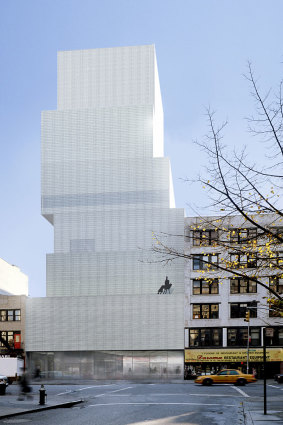 An artist’s impression for the for New Museum of Contemporary Art in New York.