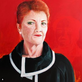 Pauline Hanson’s Chairman Mao-inspired portrait.