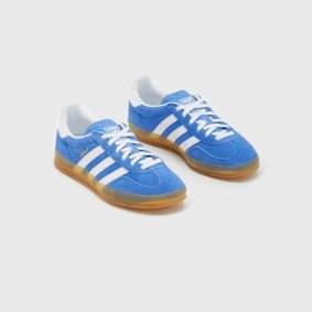 Stamer lives in her Adidas “Gazelle” sneakers.