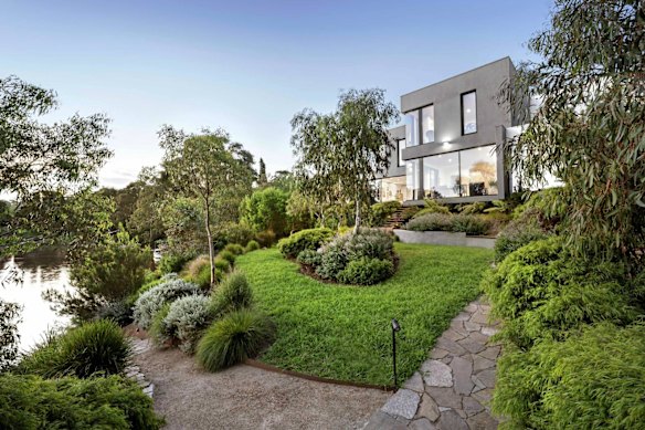 Falcon Capital founder David Anderson’s home in Hawthorn overlooking the Yarra River, Melbourne.