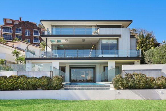 Architect Bruce Stafford designed the Rose Bay house on behalf of former owners Beverley and Kevin Bermeister.