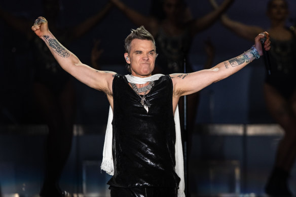 Mellen Events presents Robbie Williams at Nikola Estate, November, 2023.