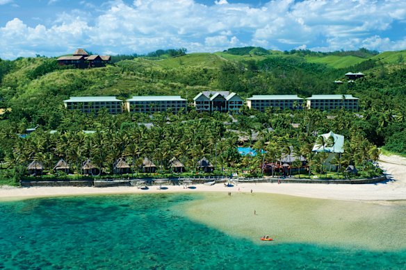 The Outrigger Fiji is a sprawling, 255-room resort.