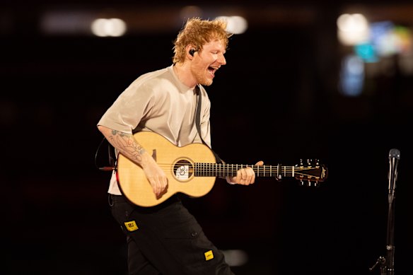 Ed Sheeran is bound for Melbourne and, perhaps, a performance at St Kilda’s season opener.