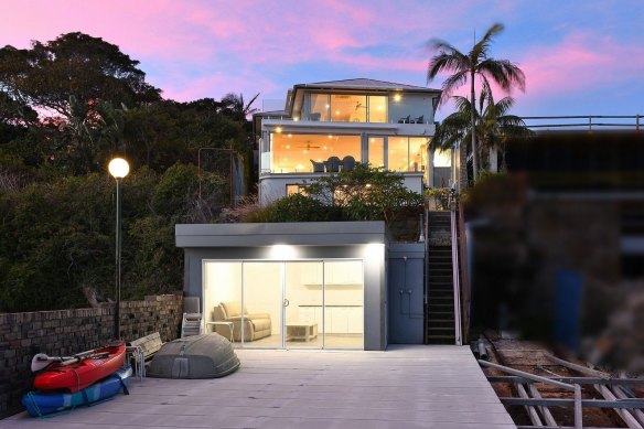 The Watsons Bay house is set on 800 square metres adjoining Green Point Reserve.
