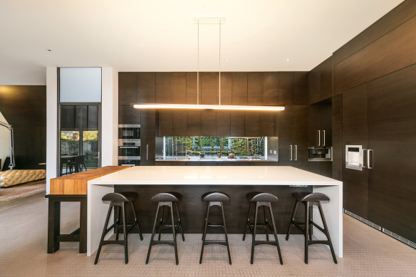 A kitchen fit for a celebrity chef, or a burger boss.