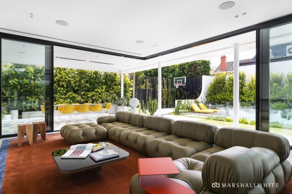 The home has a $10 million to $11 million price guide.