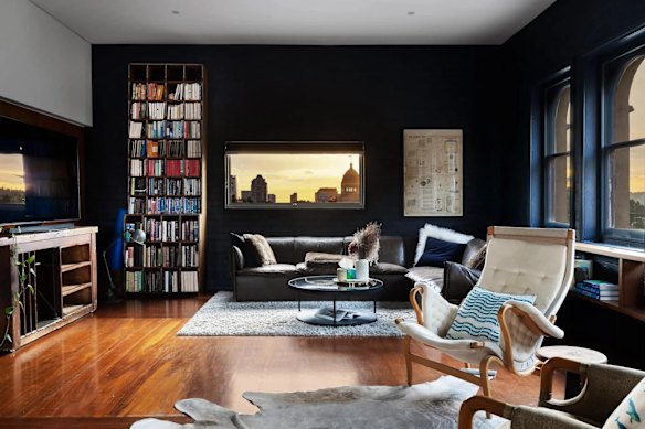 The architecturally designed apartment sold to a couple for $1.98 million.