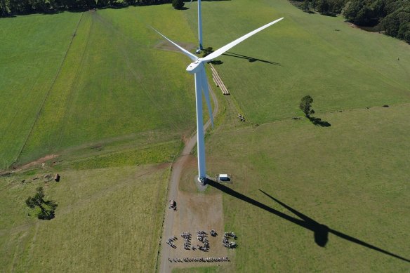 The Hepburn community wind farm. The community has been raising the alarm on global warming for years. 