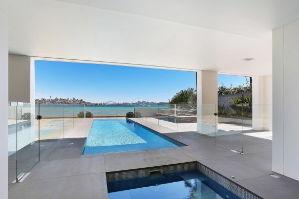 The $75 million view from Rose Bay’s beachfront house of businessman Frank Geng.