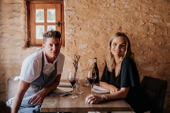 Le Petit Leon chef Nick Honeyman with sommelier wife Sina Honeyman.