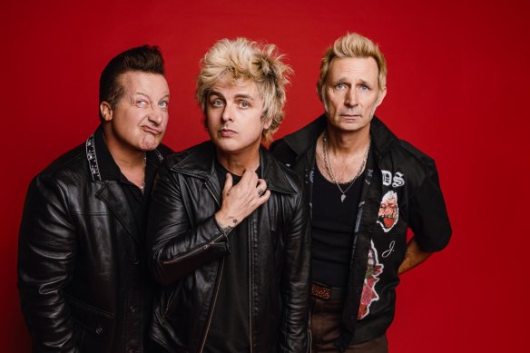 Green Day: Tre Cool, Billie Joe Armstrong and Mike Dirnt use the bluntest of instruments.