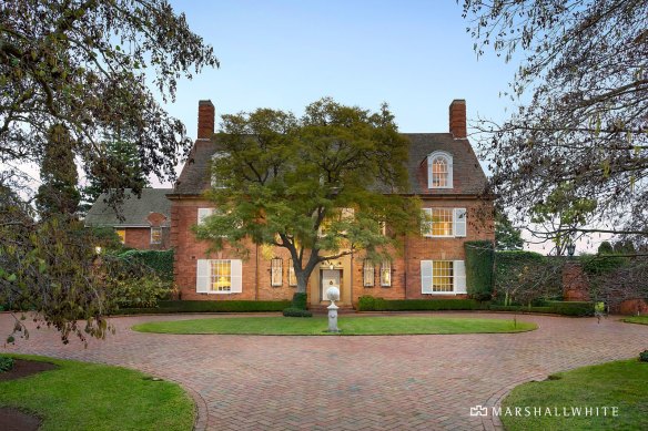 The record-breaking listing at 17 St Georges Road in Toorak.
