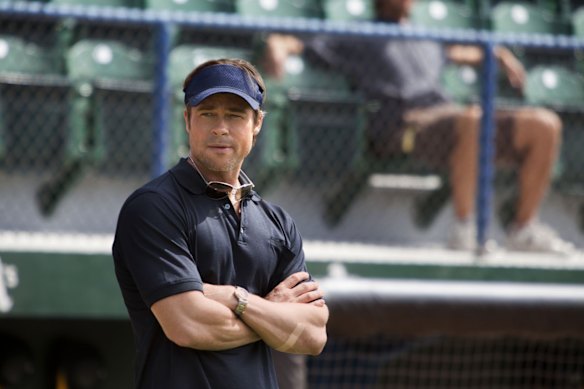 Brad Pitt played Billy Beane in the film version of Moneyball.