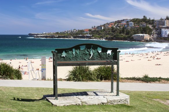 The Impressionists' bench at Coogee, where Roberts, Condor and Streeton painted.