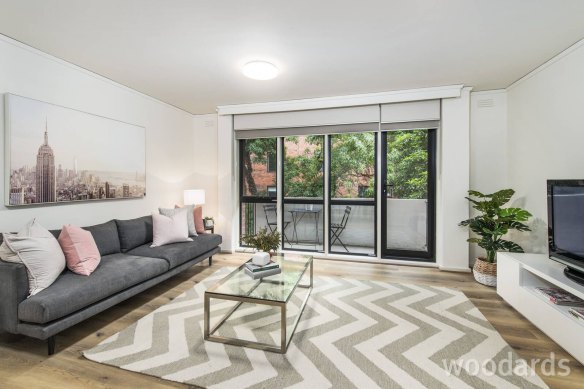 This two-bedroom apartment at 9/494 Glenferrie Road, Hawthorn sold for $640,000 in December.