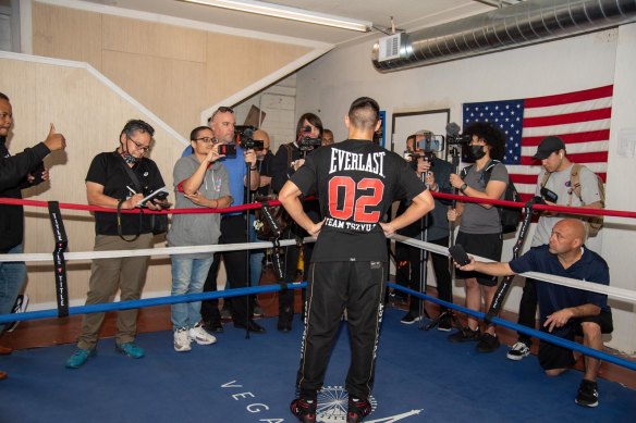 Tim Tszyu fronts the American press.