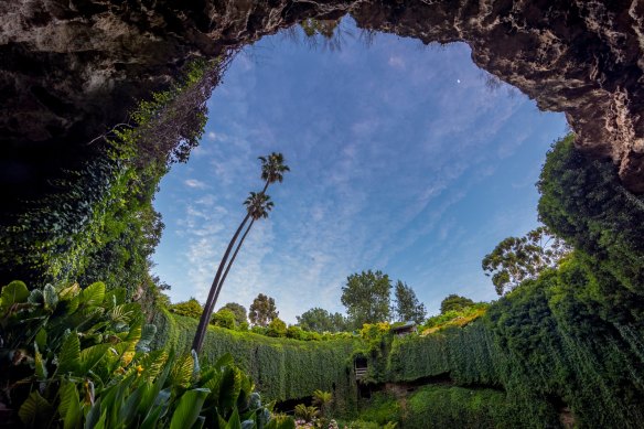 A garden grows in this sinkhole. Where will you find it?