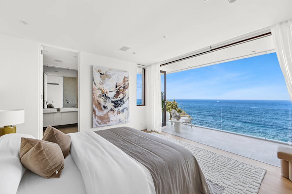 Ehrlich bought the clifftop abode with uninterrupted views of Wedding Cake Island, North Bondi and Maroubra, for $15 million in 2024.