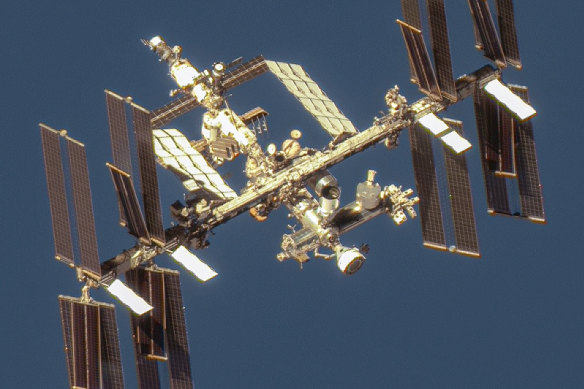 The Boeing Starliner at the International Space Station. Boeing’s space programme has been beset by delays and high costs.