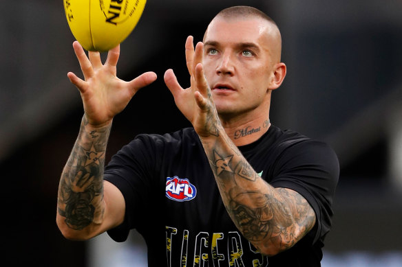 Damien Hardwick says Dustin Martin may return to AFL football next round.