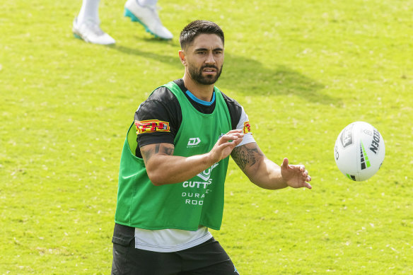 Shaun Johnson has been in sparkling form for the Sharks.