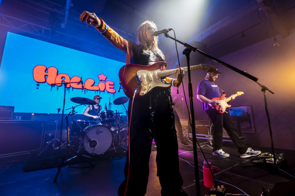 BIGSOUND shines a light on up-and-coming acts such as Brisbane singer-songwriter Hallie, who played at last year’s event.