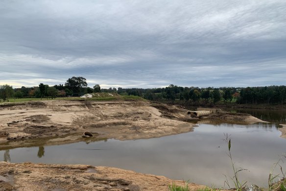 Floods along the Hawkesbury River in March caused erosion to riverbeds and roads, including Cornwallis Road.