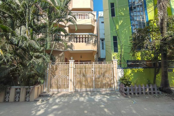 The Akram family home in Hyderabad, India. Relatives of Bondi shooter Sajid Akram have told local Indian police they had little association with him since he left Hyderabad in 1998.