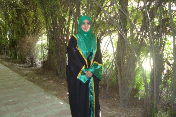  Nellab on her graduation day after completing the judiciary studies program at Kabul University. To secure a coveted place in the competitive course, she says, “I studied so hard my hair started to fall out.”