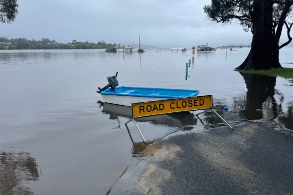 Resident Dale Winward said the Mallacoota flooding was the worst he had seen.
