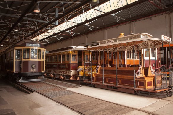 In which suburb would you find a museum dedicated to trams?