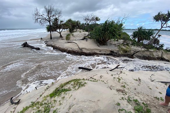 The 2022 breakthrough has widened in the three years since ex-tropical cyclone Seth ripped it open.