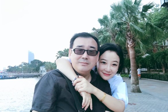 Detained Australian Yang Hengjun and his wife.