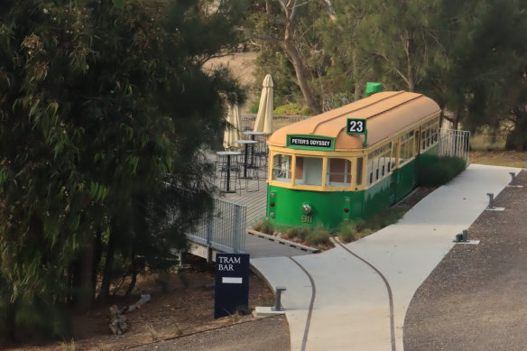 Tram at Terindah Estate,