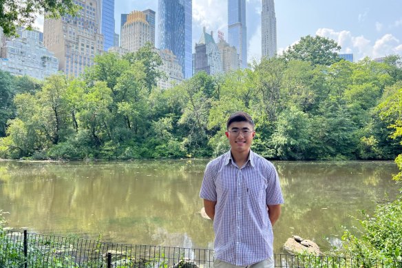 Former Trinity Grammar School student Michael Fan recently moved to the US to study liberal arts at Princeton University.