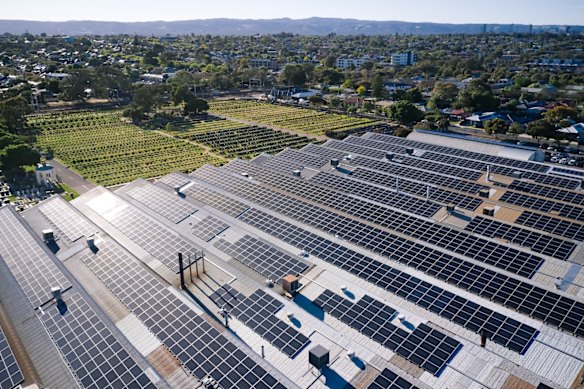 An Electrolux facility in Dudley Park, South Australia. The company has replaced its ageing gas-fired furnace with an electric furnace.