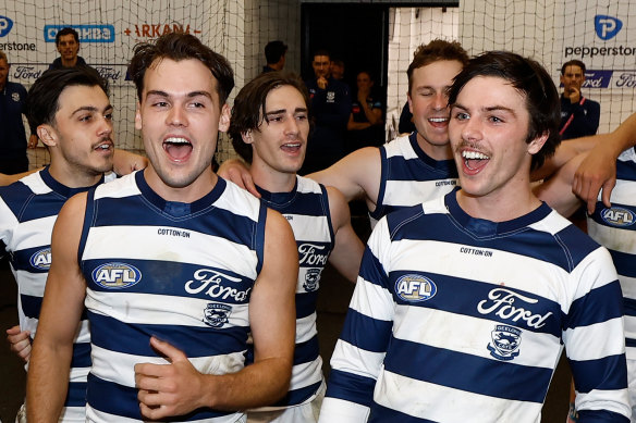 The recruitment of Jack Bowes and Oliver Henry was part of Geelong’s list strategy to prepare for an incoming Tasmanian team.