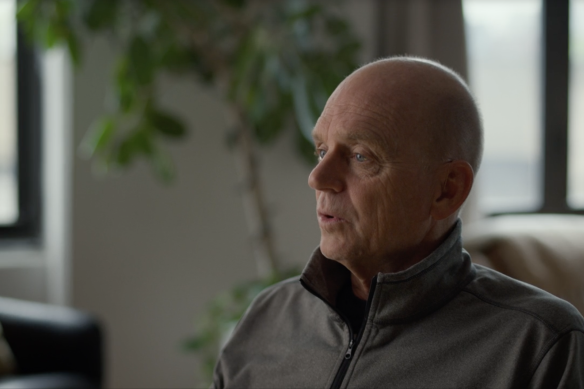 American swimming commentator and Olympian Rowdy Gaines in Nine’s new documentary Boiling Point - Swimming’s Greatest Rivalry. 