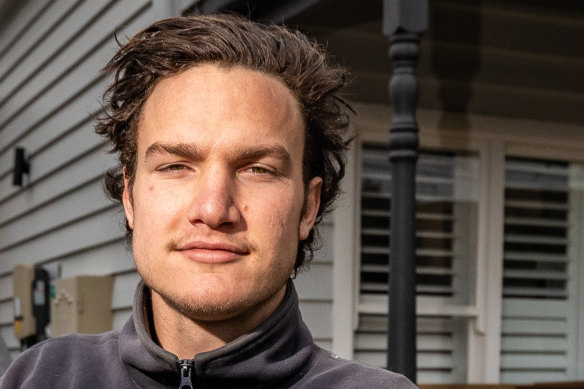 Connor Morgan lost his job working for a builder because he wouldn’t get vaccinated.