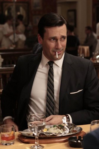 In Mad Men, smoking stands in as moral commentary, a metaphor for lead character Don Draper’s shadowy past and heedless chauvinism.