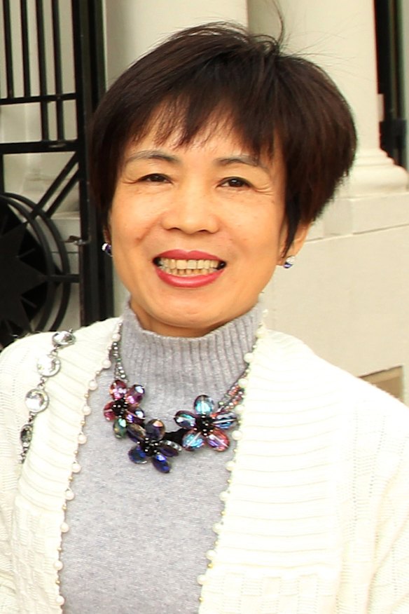 Mr Huang's wife, Fiona Huang.