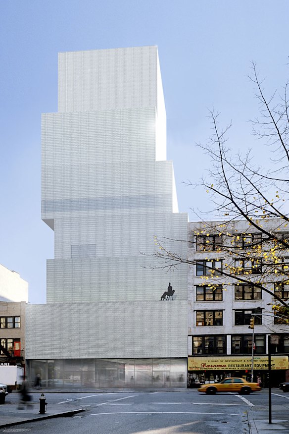 An artist’s impression for the for New Museum of Contemporary Art in New York.